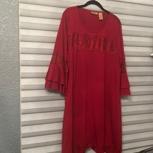 Wrangler Red Dress Size XXL